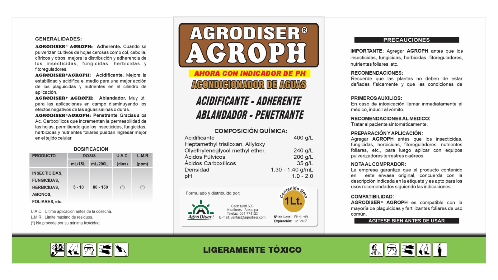 Etiqueta AgroPH