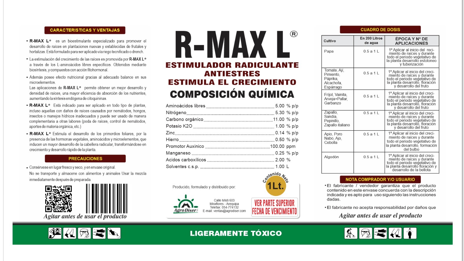 Etiqueta R Max L