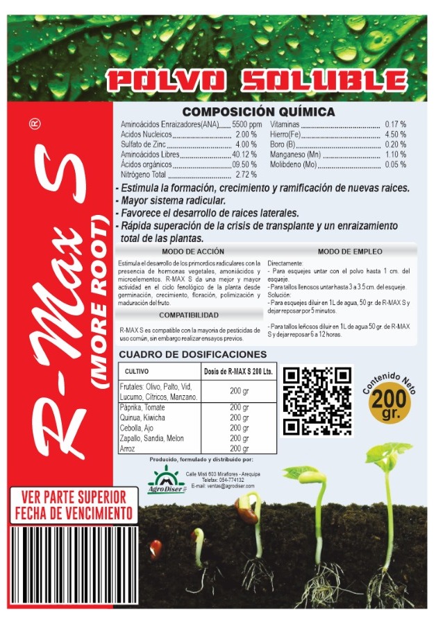 Etiqueta R Max S