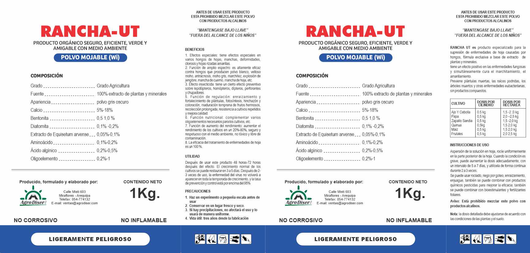 Etiqueta Rancha UT