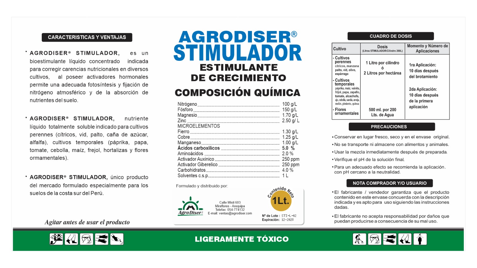 Etiqueta Stimulador