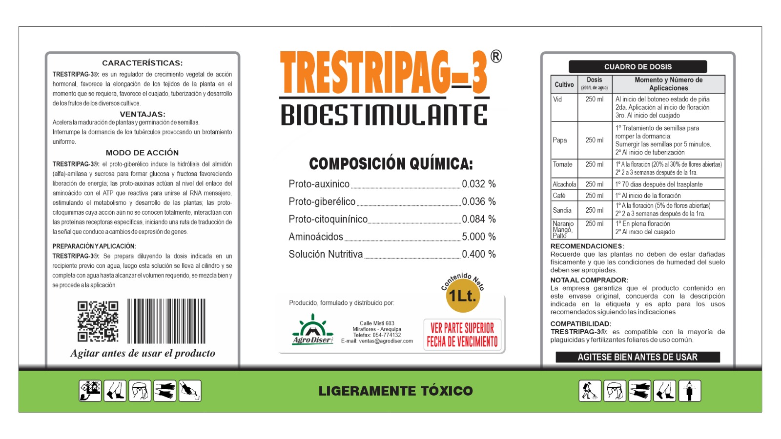 Etiqueta Trestripag C3