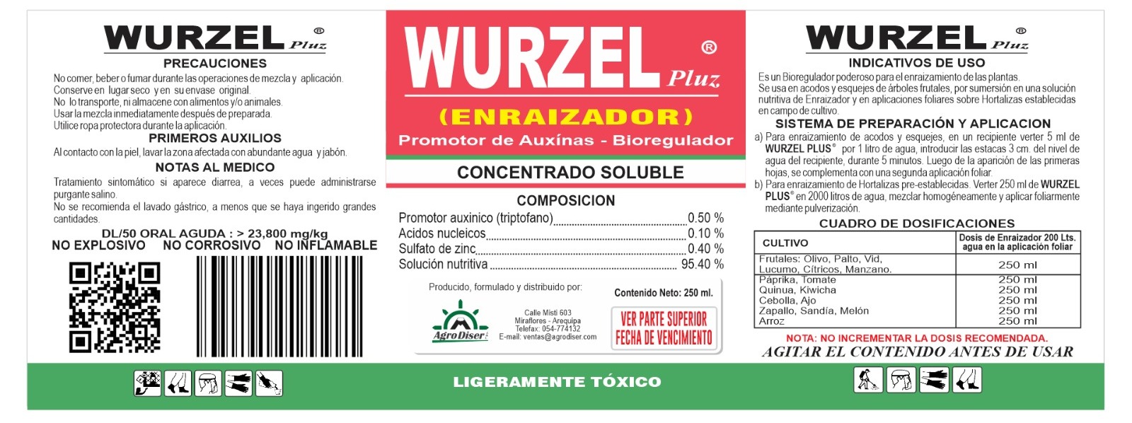 Etiqueta Wurzel Plus